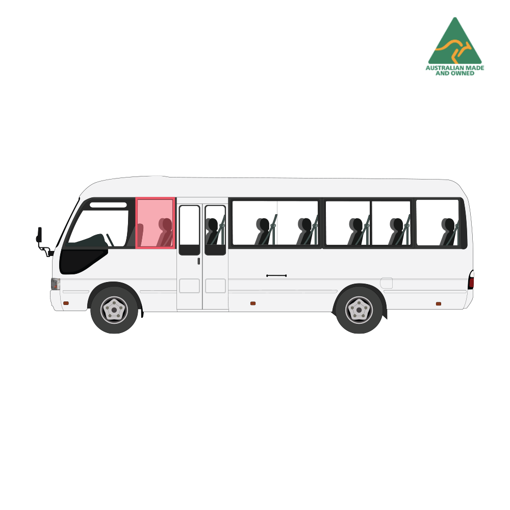Toyota Coaster Rear Front Window Covers (Pair)
