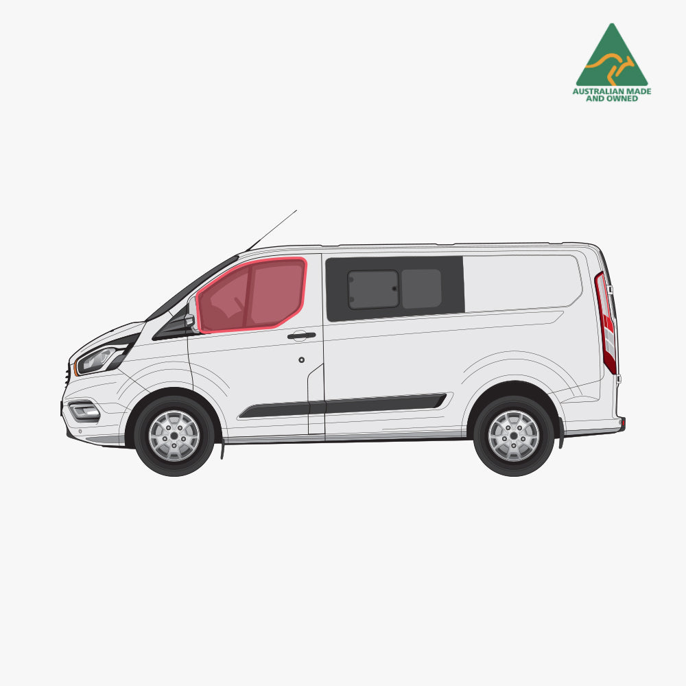 Ford Transit Custom front door window covers