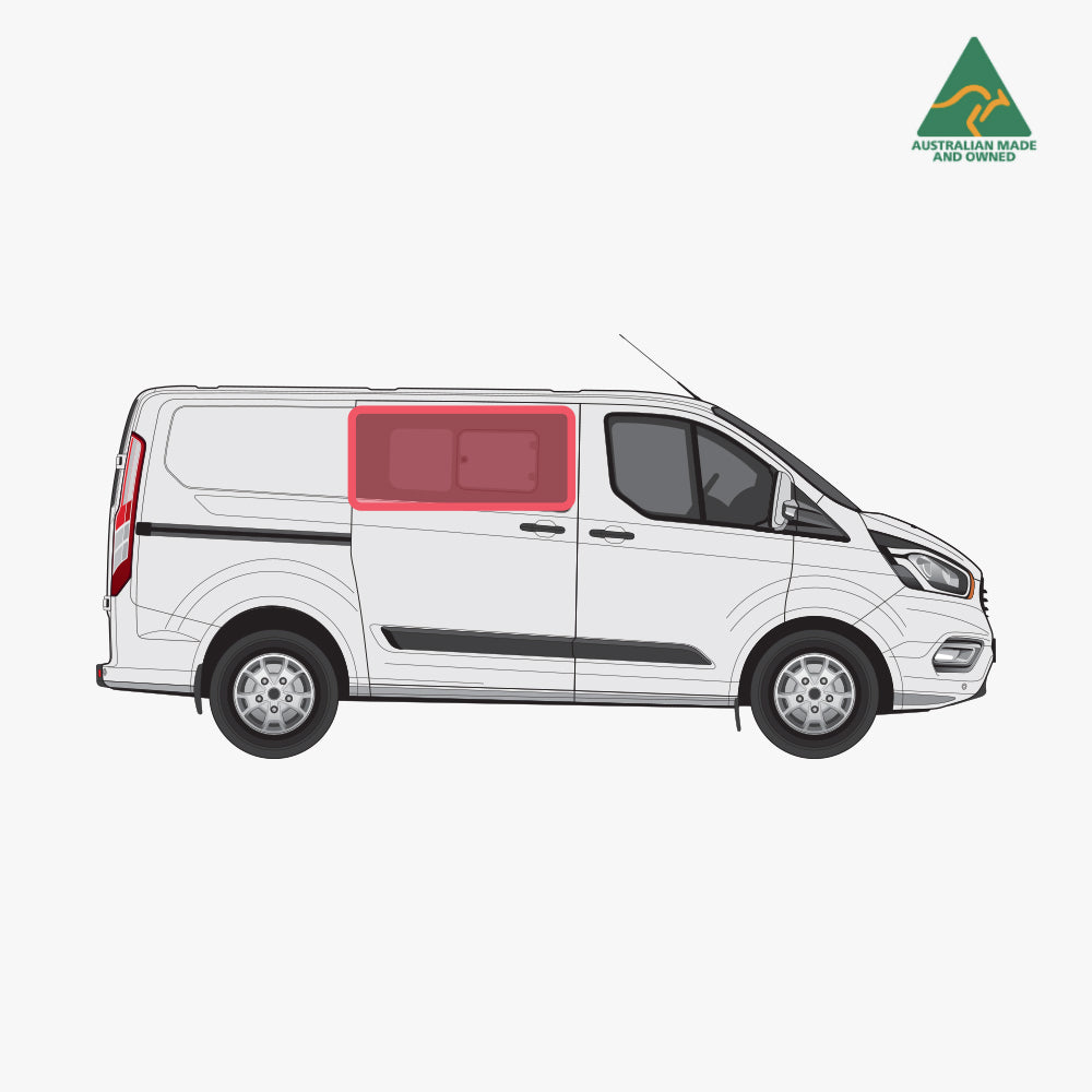 Transit Custom sliding door insulated window cover