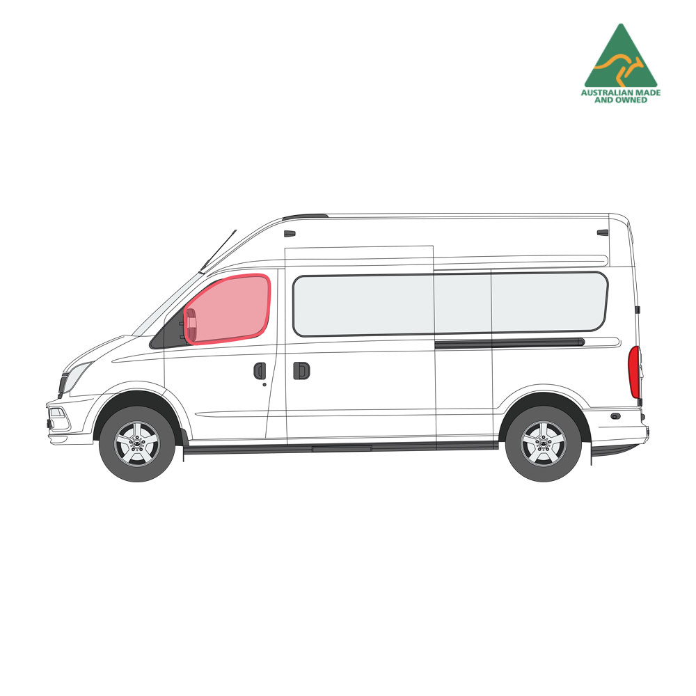 LDV V80 Front Doors (pair) Window Covers