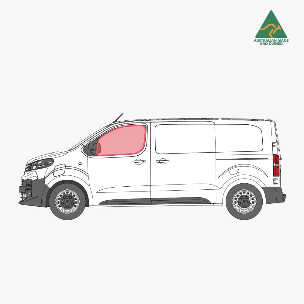 Front door window covers for Peugeot Expert