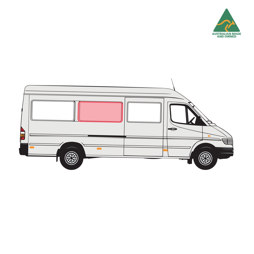 Sprinter Middle Panel Window Cover