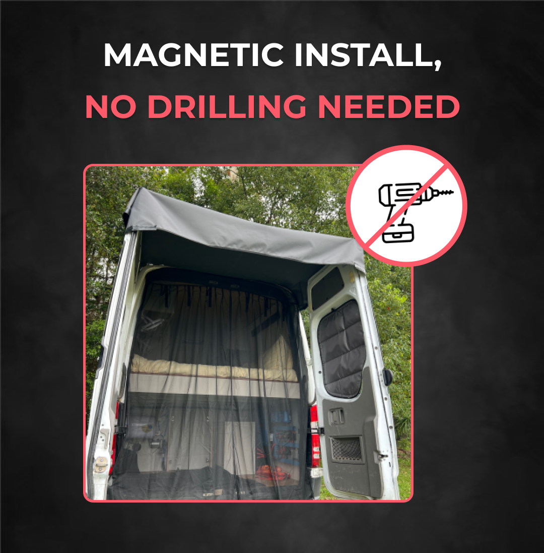 Rear Barn Doors Awning