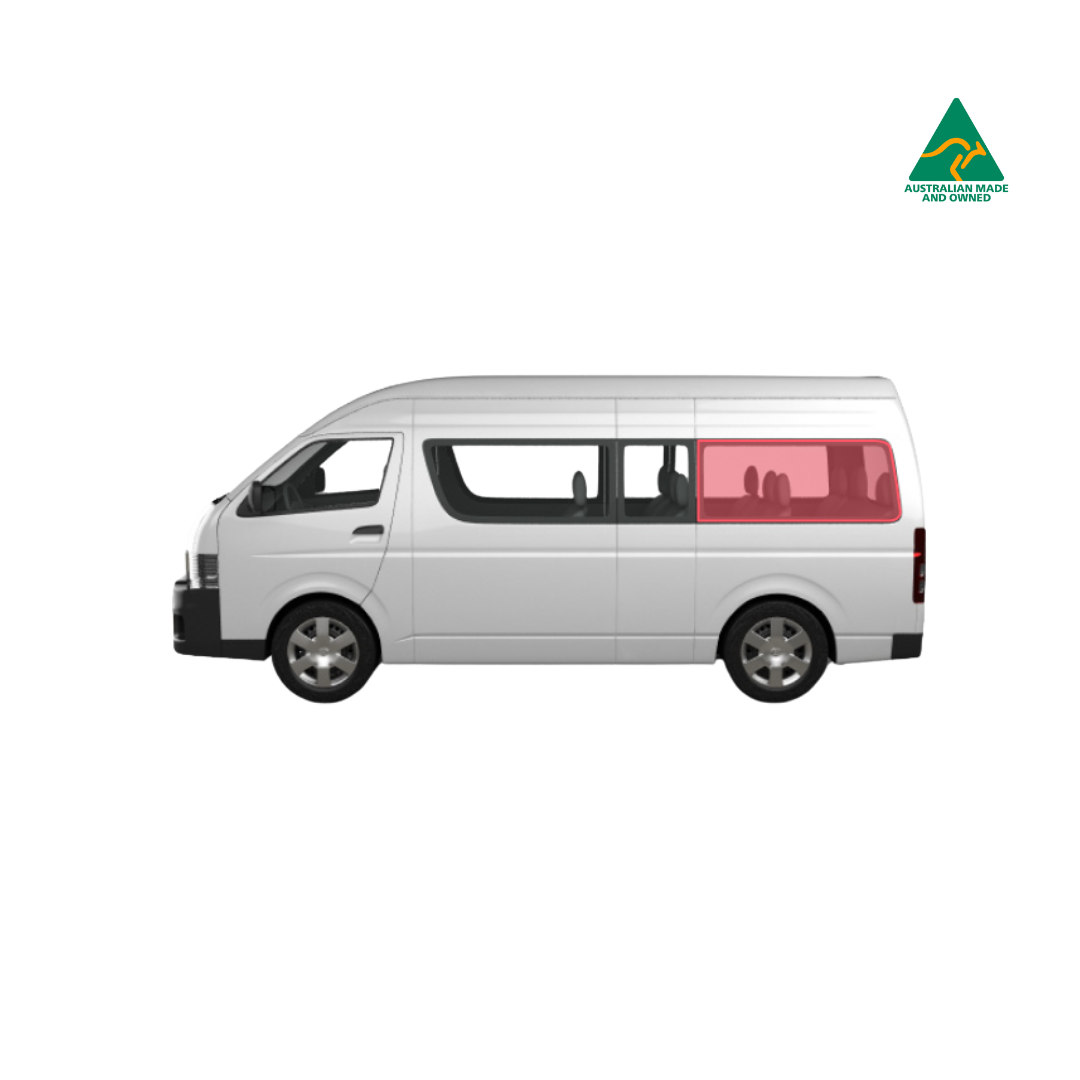 Toyota Hiace Rear & Middle Panels Window Covers