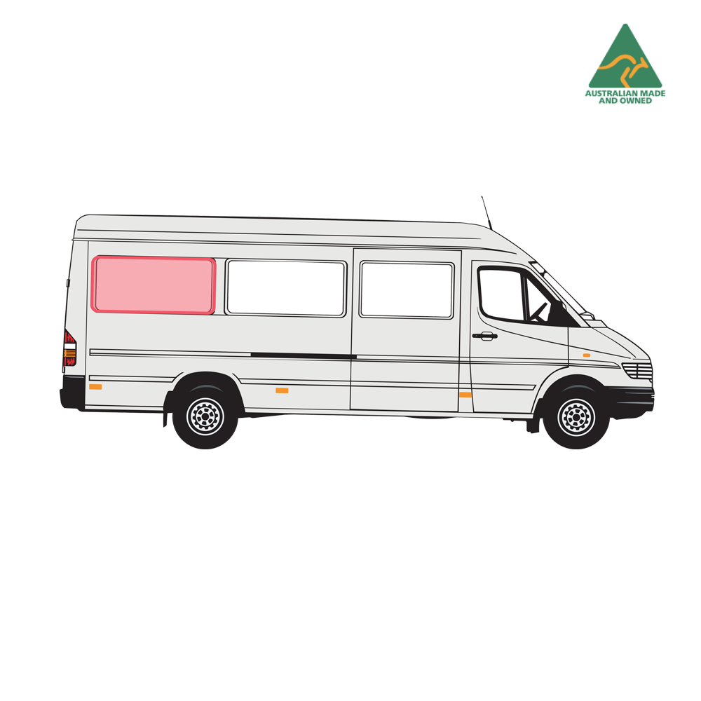 Sprinter Rear Panel Window Cover