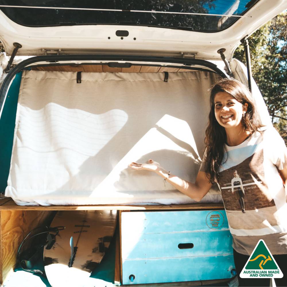 REAR Blockout Curtains for Small Vans - Australian Made 🇦🇺