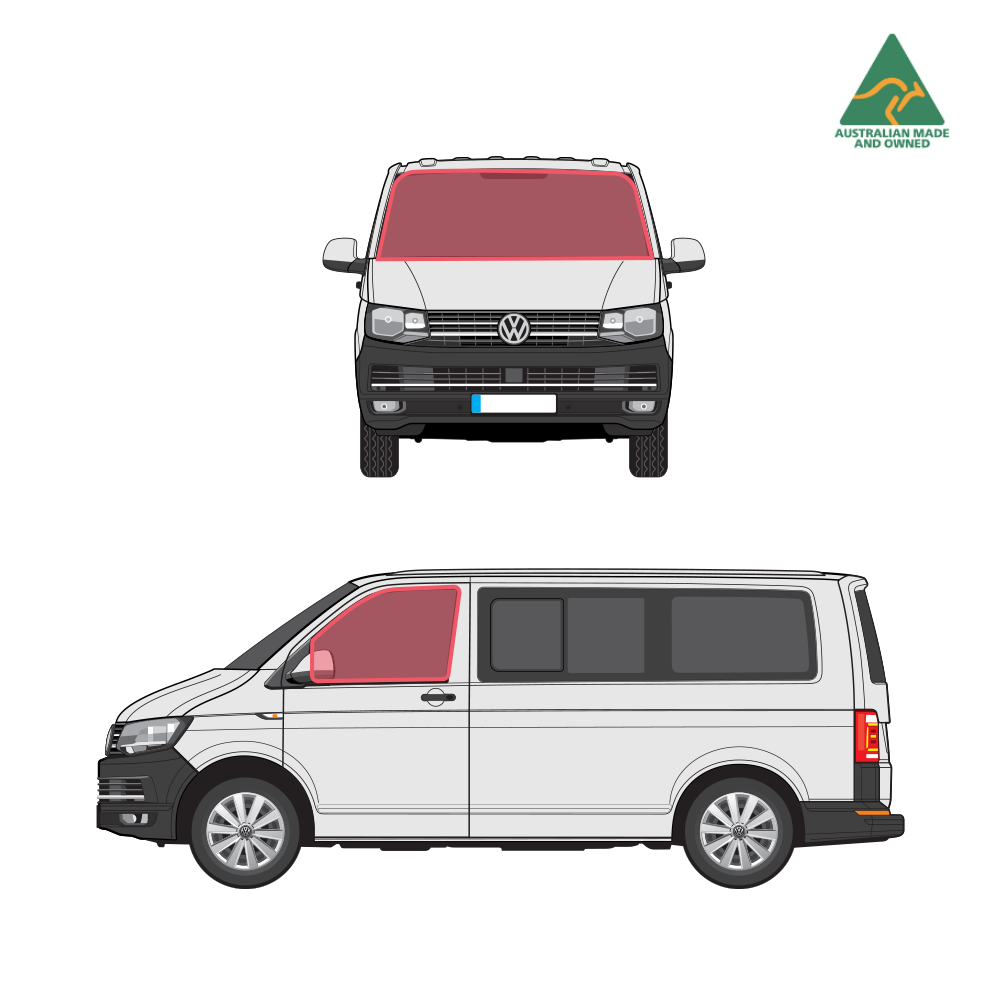 VW Transporter Cab Set Window Cover