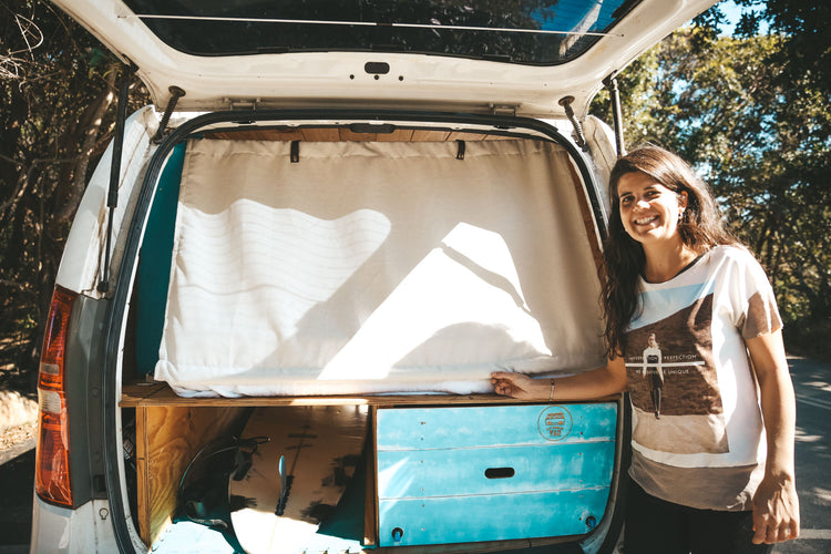 Magnetic Curtains for Small Vans