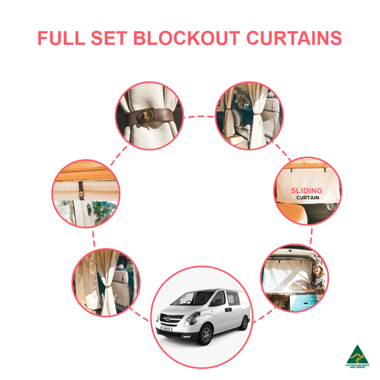 FULL SET Blockout Curtains - Australian Made 🇦🇺