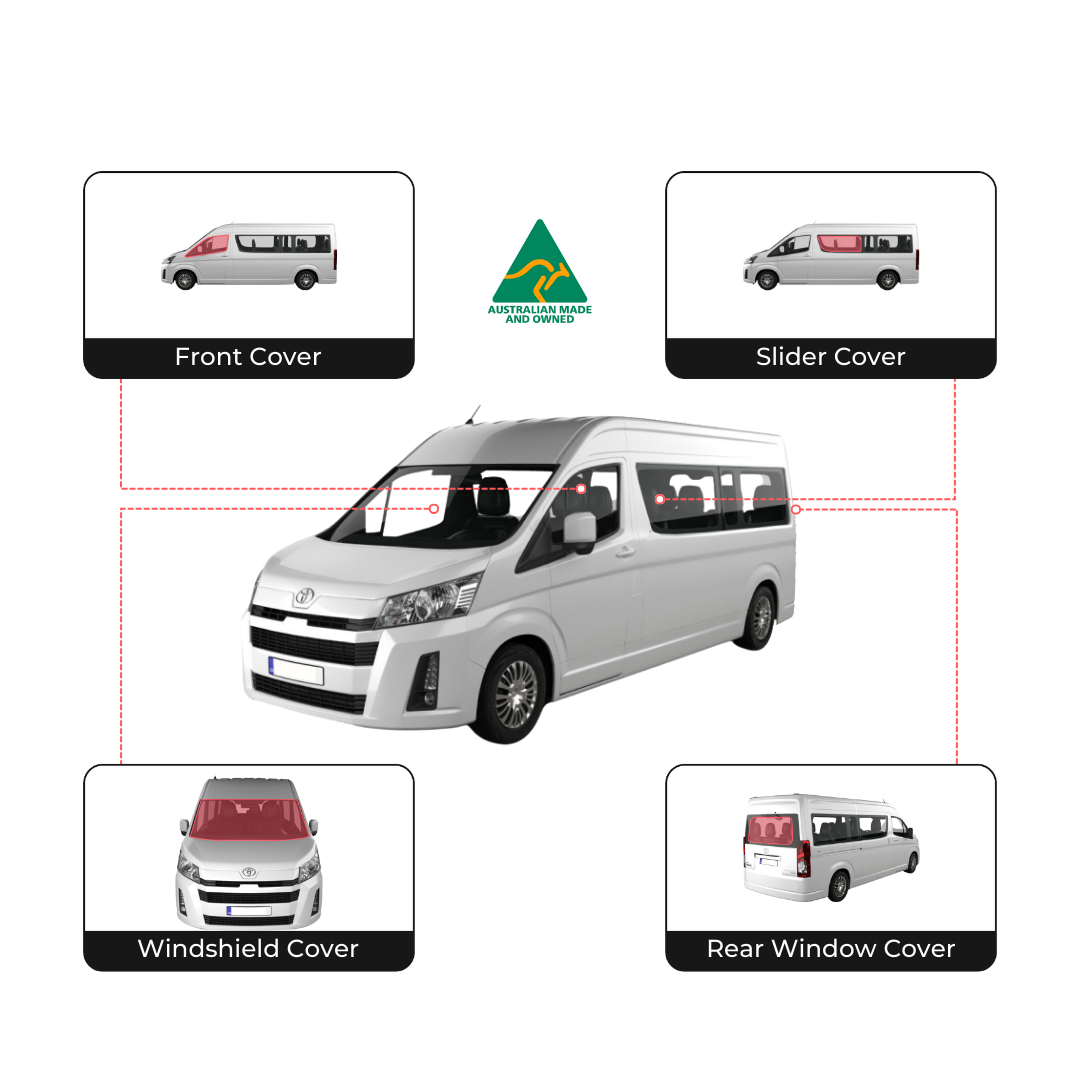 Toyota Commuter full set window covers