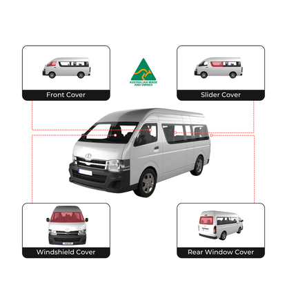 Toyota Commuter Full Set (5 Window Covers)