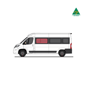 Fiat Ducato Slider Door Window Cover (Passenger)