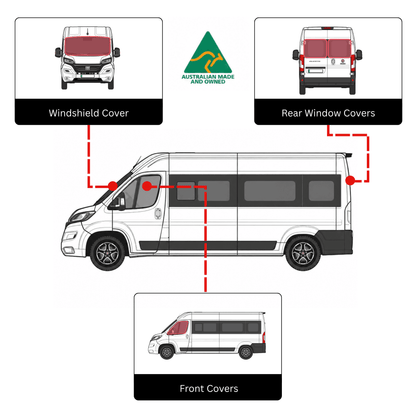 Fiat Ducato Fahrerhausfensterabdeckung
