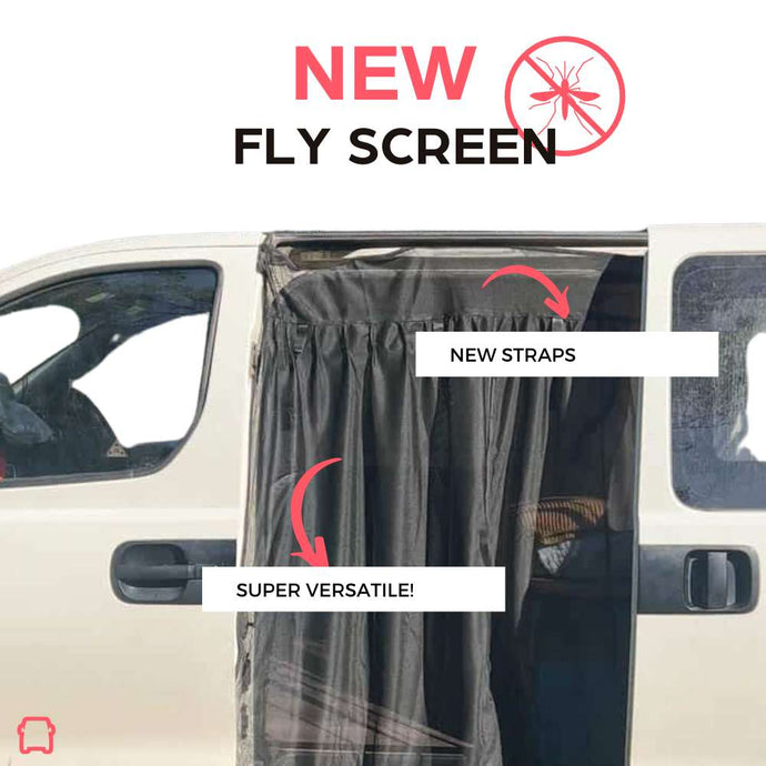 Magnetic Fly Screens for Vans - Small