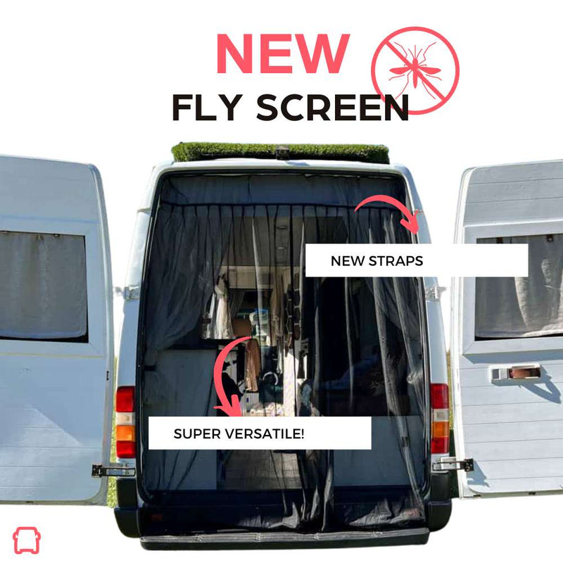Chargez l&#39;image dans la visionneuse de la galerie, Magnetic Fly Screens for Vans - Large
