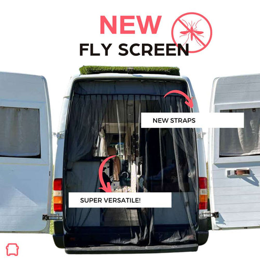 Magnetic Fly Screens for Vans - Large