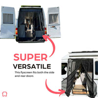 product in UNIVERSAL Magnetic Fly Screens for Vans (Rear and Side)