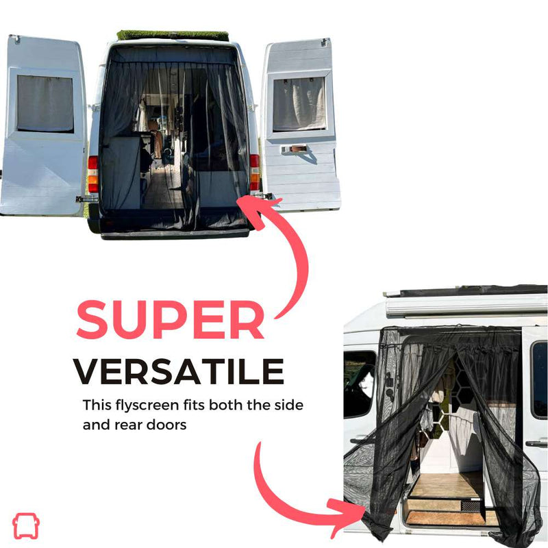 Load image into Gallery viewer, Magnetic Fly Screens for Vans - Large
