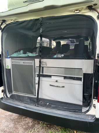 Toyota Hiace S300 - REAR Magnetic Fly Screen