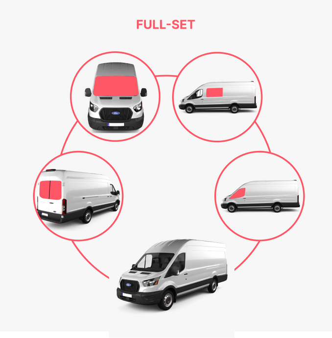 Sprinter 2019–2023 – komplettes Set Fensterabdeckungen – Aussie Made 🇦🇺