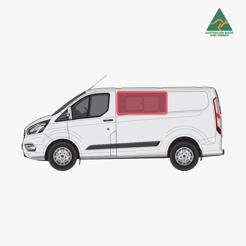 Ford Transit Custom Slider Door Window Covers
