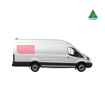 Ford Transit Rear Panel Door Window Cover (Driver)
