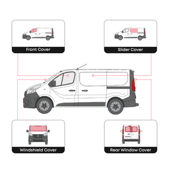 Mitsubishi Express Full Set Window Covers