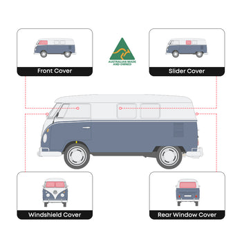 VW Kombi full set window cover
