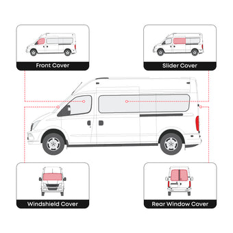 LDV V80 Full Set Window Covers