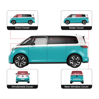 VW Buzz Full Set - (5) Window Covers