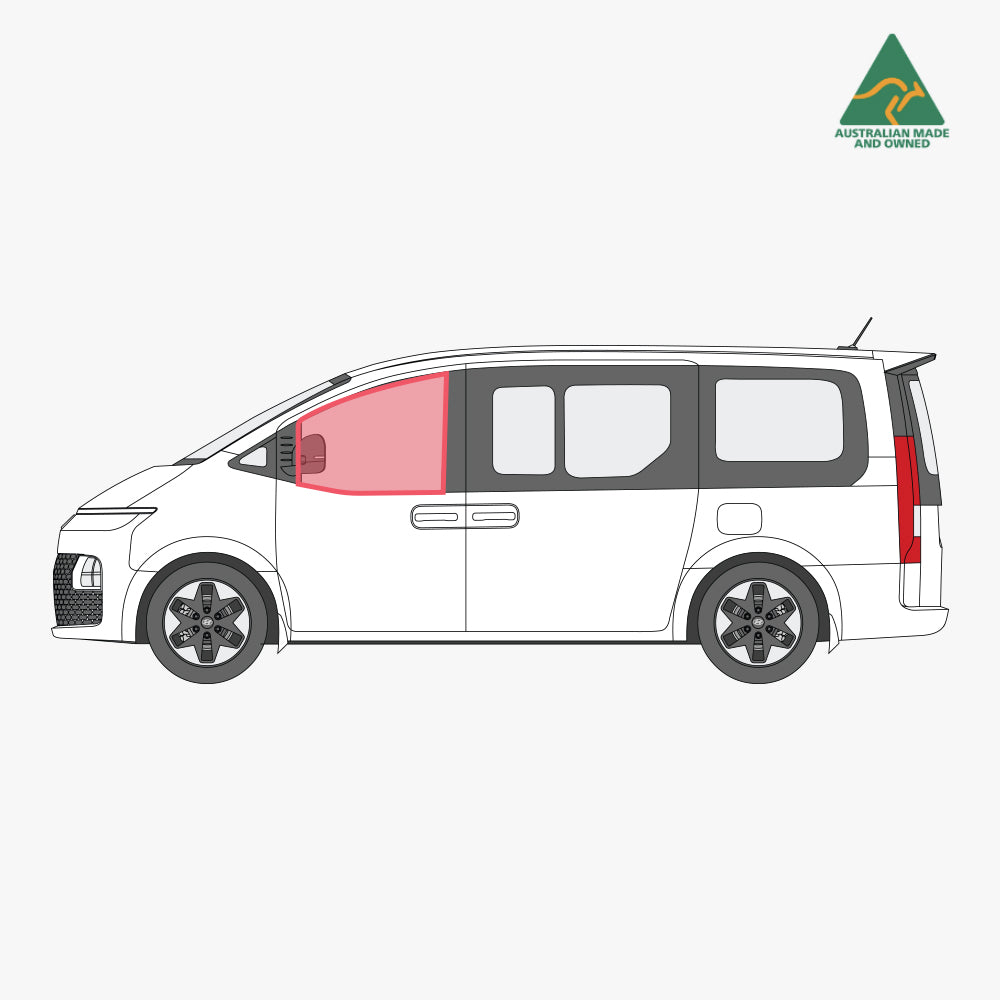 Hyundai Staria Front Doors (pair) Window Covers