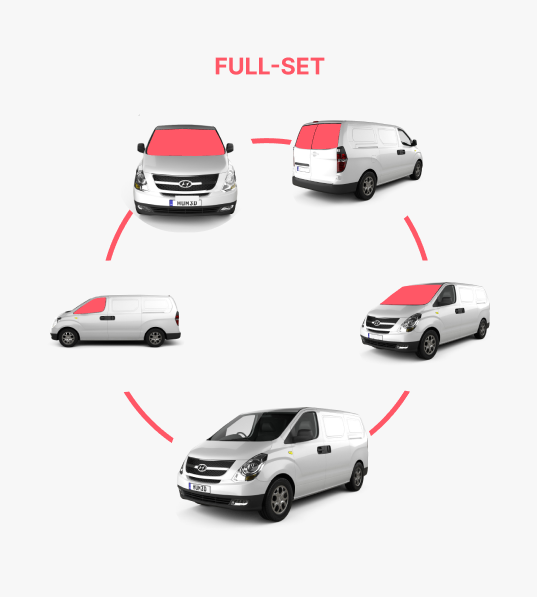 Cargue la imagen en el visor de la galería, Iveco Daily 2015-2023 - JUEGO COMPLETO de cubiertas para ventanas - Hecho en Australia 🇦🇺
