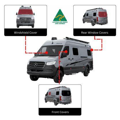 Jayco All-Terrain Campervan Fahrerhausfensterabdeckung