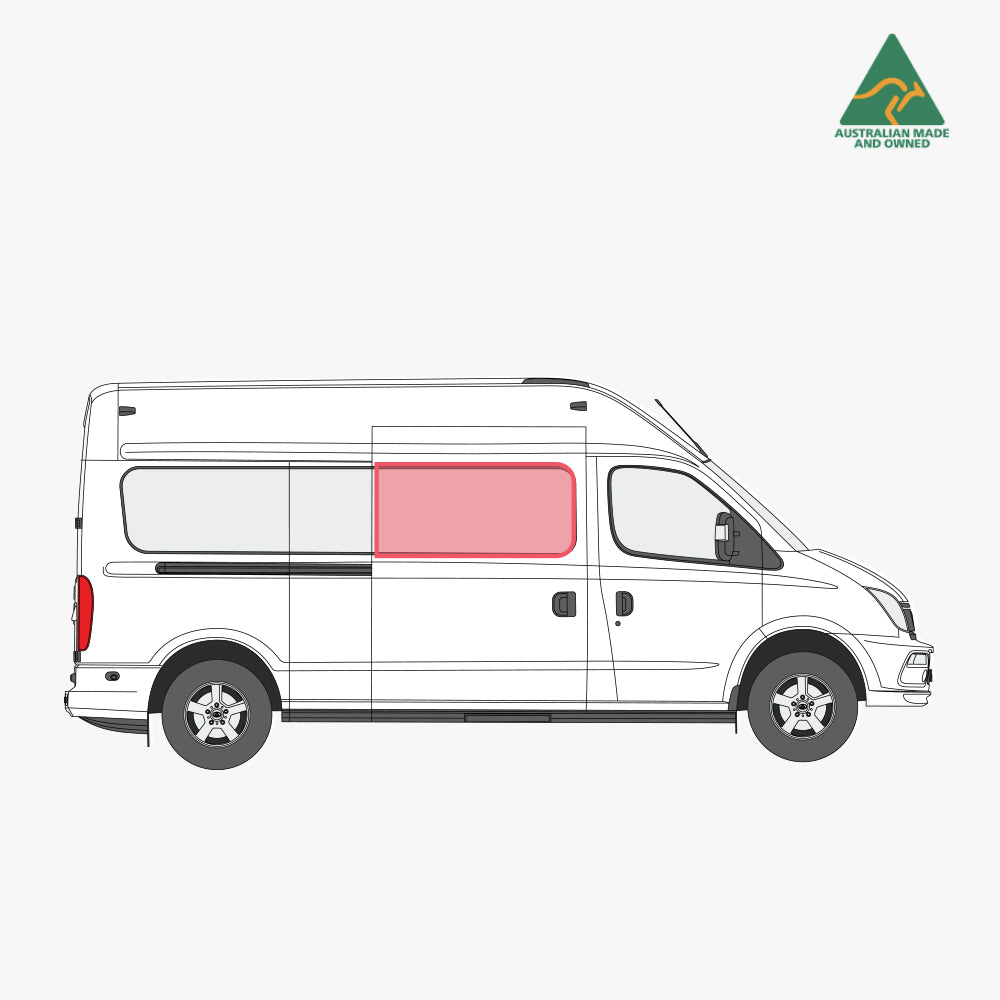 LDV Deliver 9 - Cubierta de ventana de puerta deslizante - Hecho en Australia 🇦🇺