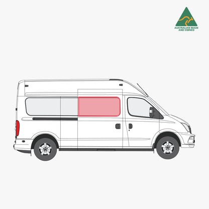 LDV Deliver 9 - Cubierta de ventana de puerta deslizante - Hecho en Australia 🇦🇺
