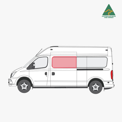 LDV V80 Slider Door Window Cover (Passenger)