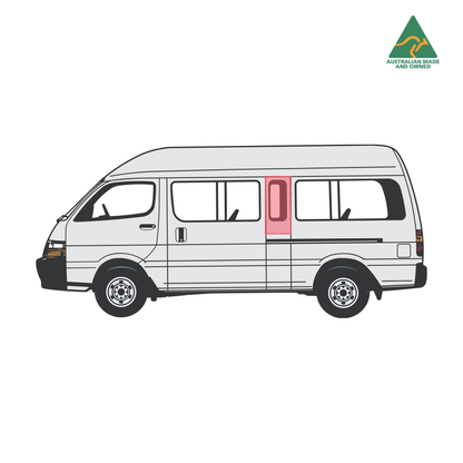 Toyota Commuter Middle Panel Window Cover (Passenger)