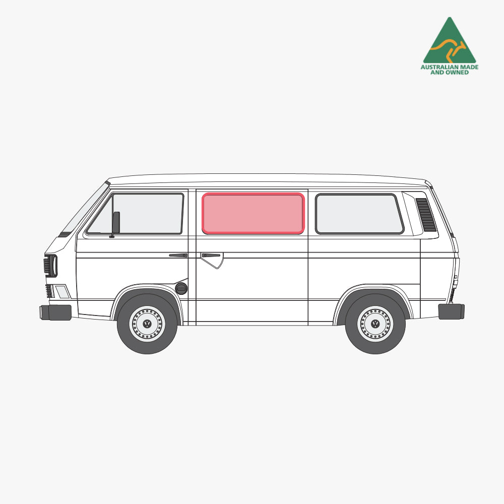Kombi Slider Door Window Cover (Passenger)