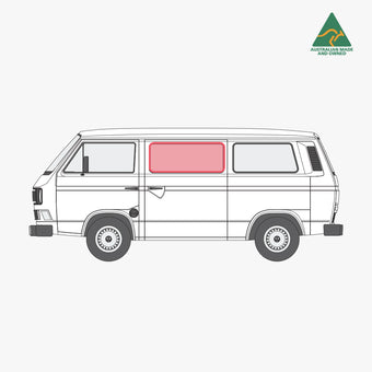 Kombi Slider Door Window Cover (Passenger)