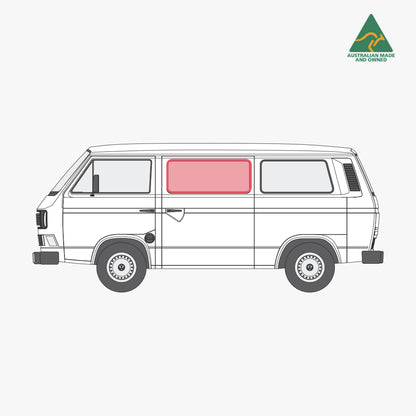 Kombi Slider Door Window Cover (Passenger)