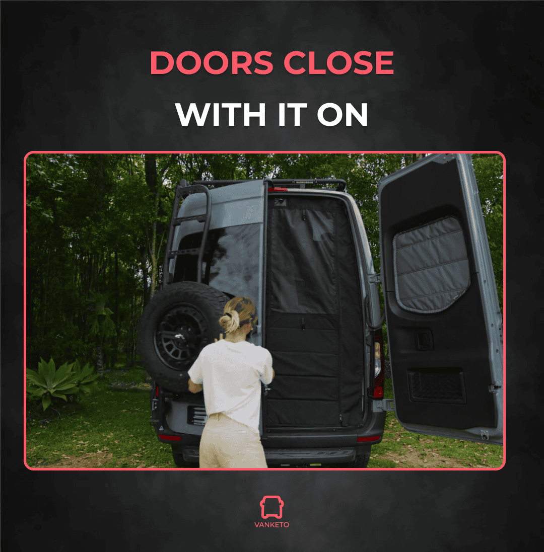 Mercedes Sprinter Midge Pro + Garage Rear Insect Screen