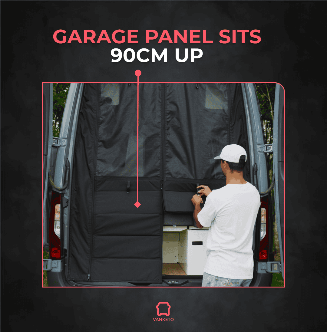 Mercedes Sprinter Midge Pro + Garage Rear Insect Screen