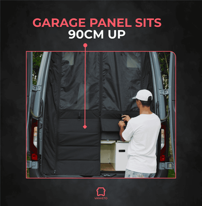 Mercedes Sprinter Midge Pro + Garage Rear Insect Screen