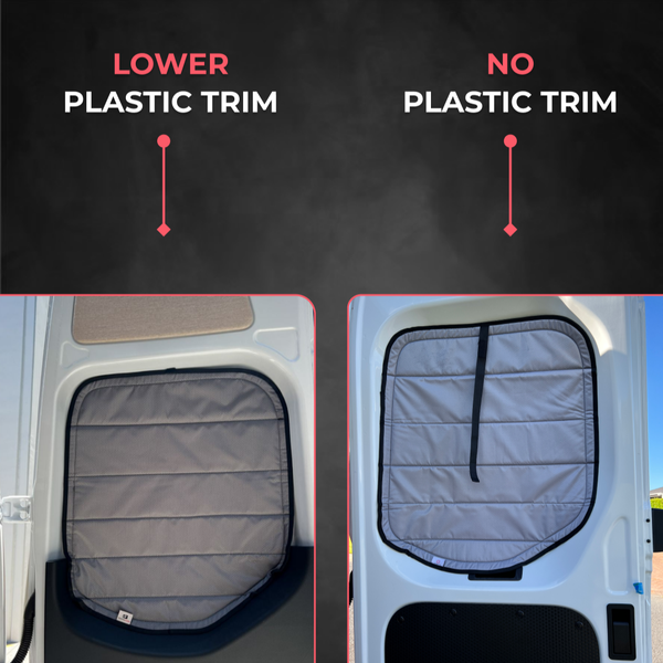 Sprinter Rear Doors (pair) Window Covers - Aussie Made – Vanketo