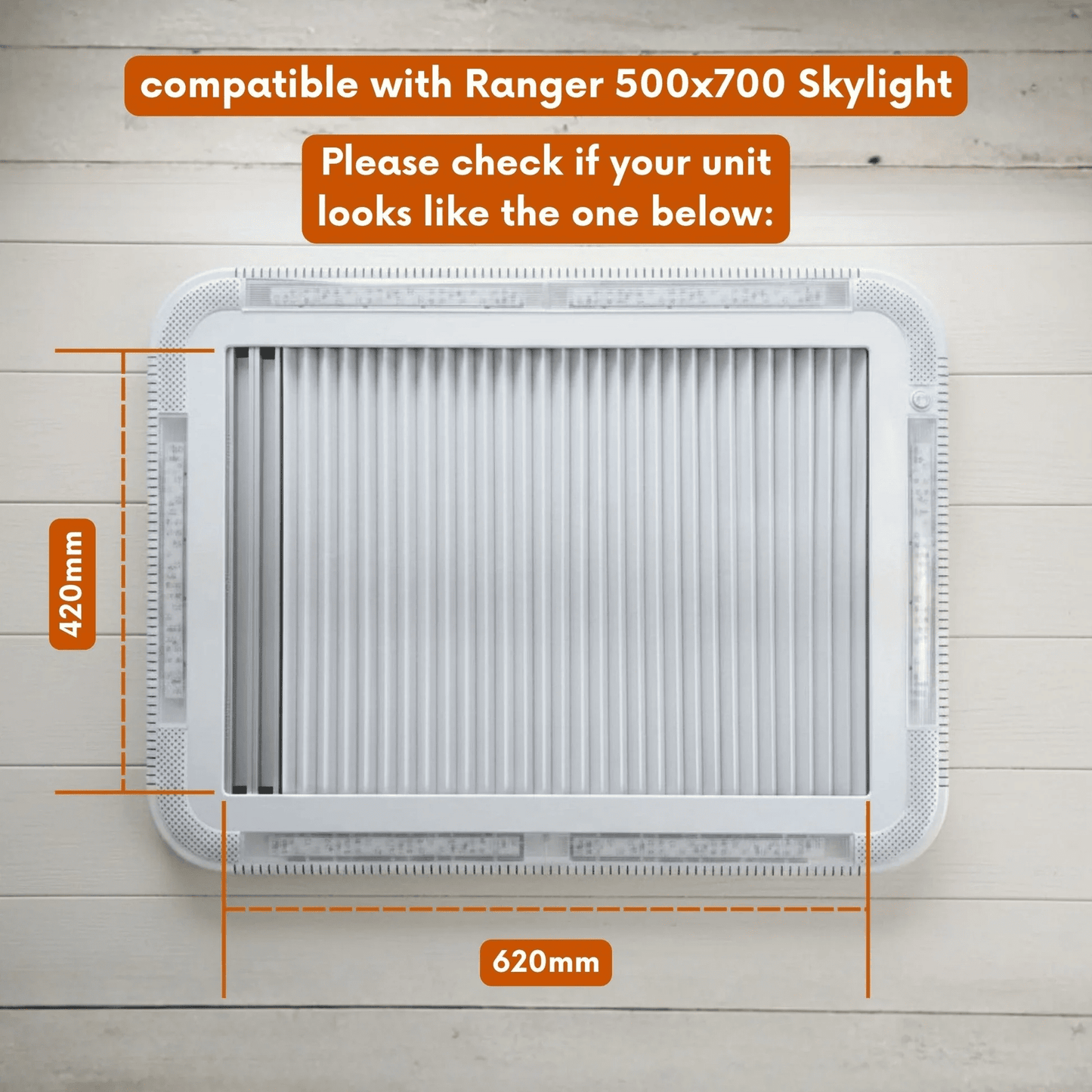 Ranger 500x700mm Skylight Cover
