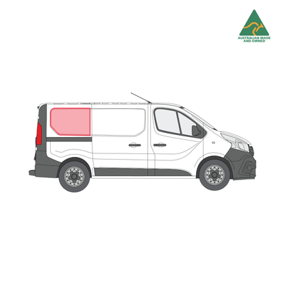 Mitsubishi Express Schiebetürfensterabdeckung