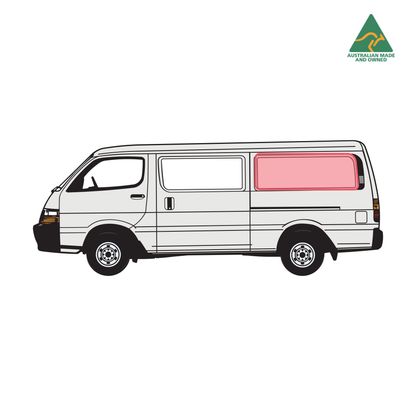 Toyota Hiace Extra Side Window Covers (Rear & Middle Panels)