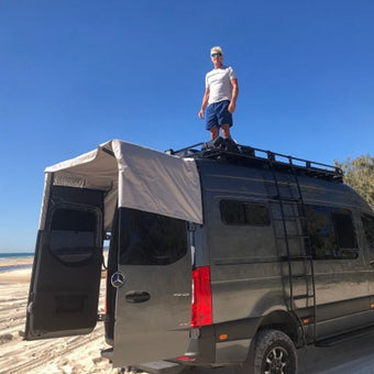 Rear Barn Doors Awning