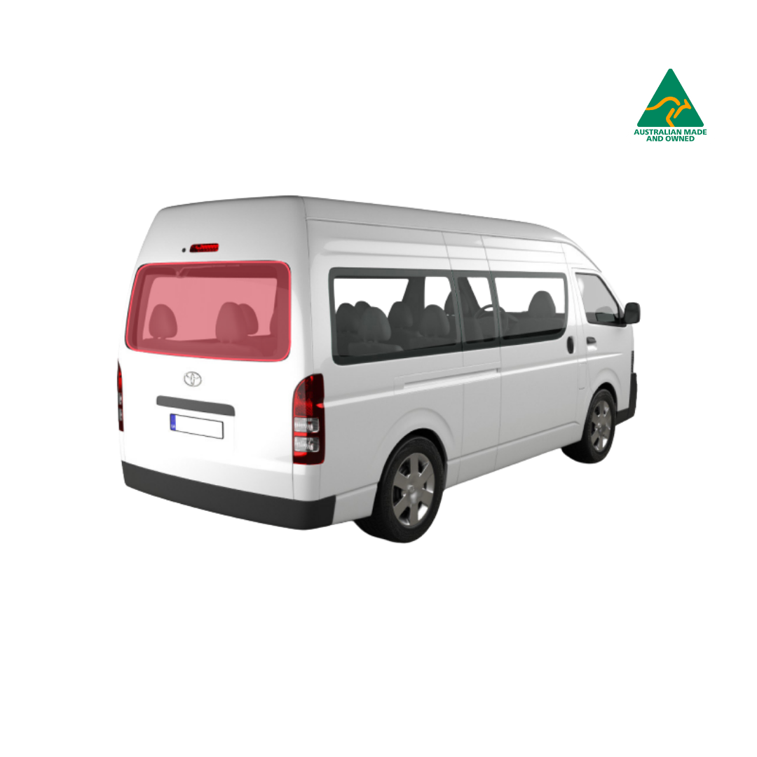Toyota Commuter rear door window cover