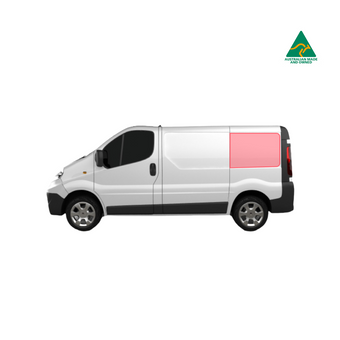 Renault Trafic Rear Panel Door Window Cover
